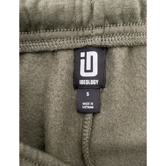 ID Ideology Men's Fleece Shorts 2-Pocket Drawstring Waist Green NEW - Picture 7 of 9